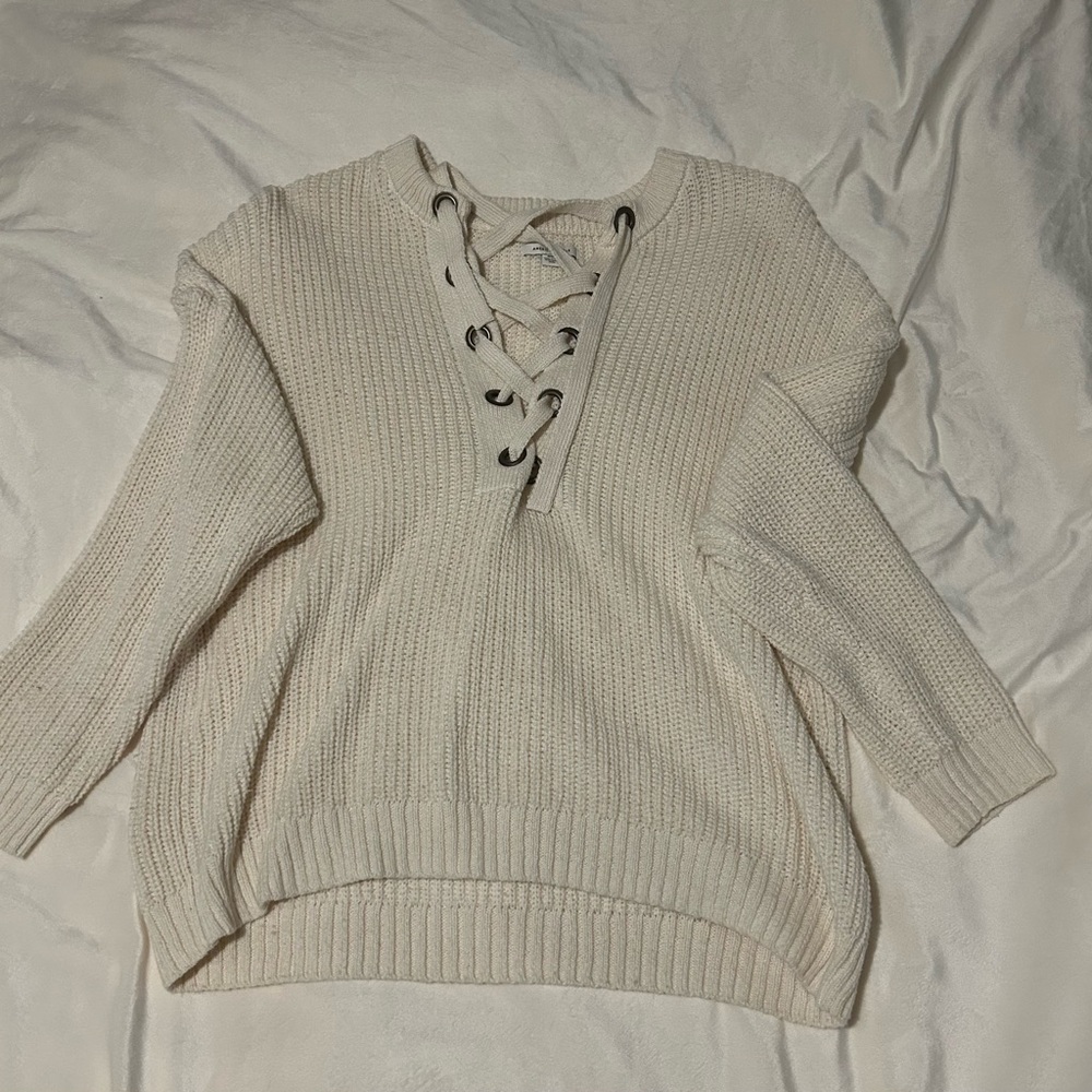 American Eagle Tie Top Sweater